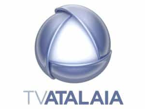 The logo of TV Atalaia
