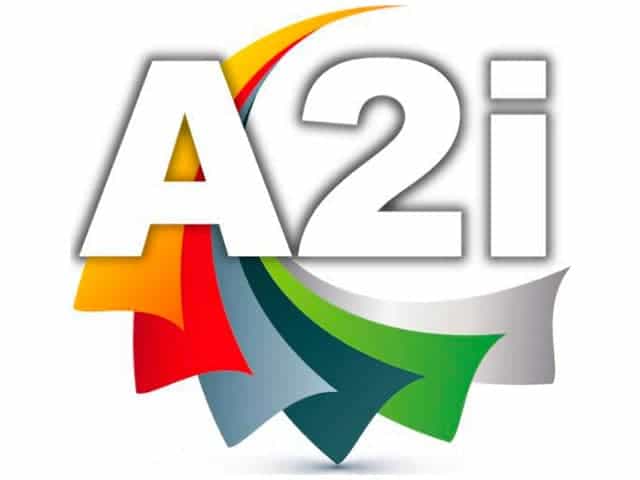 The logo of A2i TV