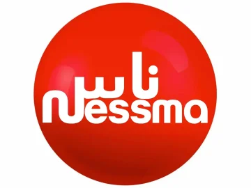 The logo of Nessma TV