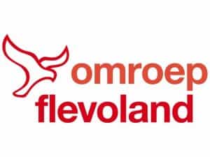 The logo of Omroep Flevoland TV