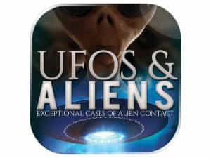 The logo of Aliens and UFOs