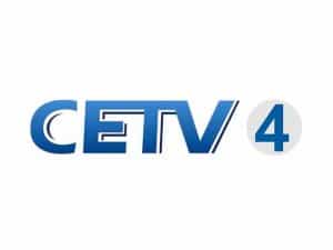 The logo of CETV 4