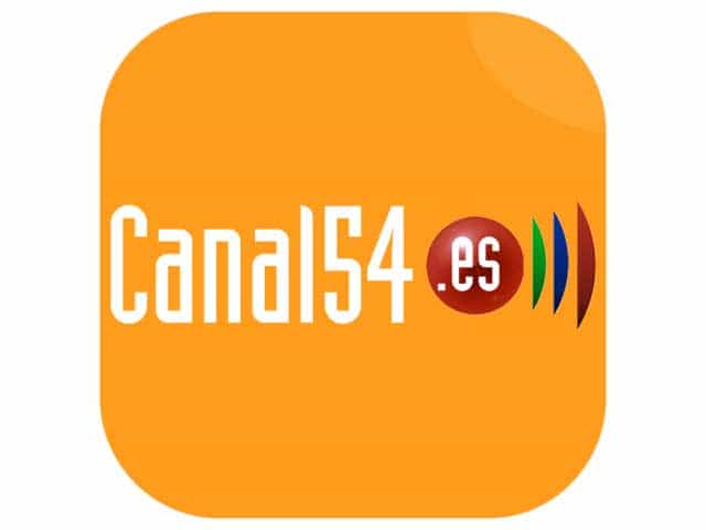 The logo of Canal 54