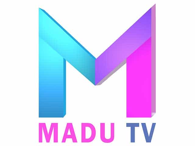 The logo of TV Madu FM