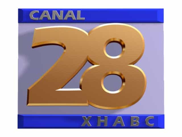The logo of Canal 28 TV