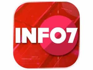 The logo of Info 7