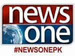 The logo of News One