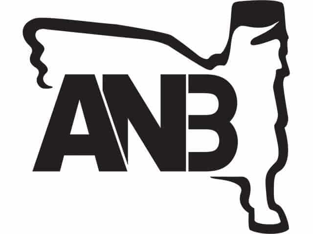 The logo of ANB SAT