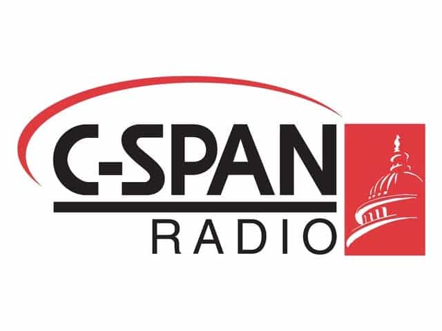 The logo of C-SPAN Radio