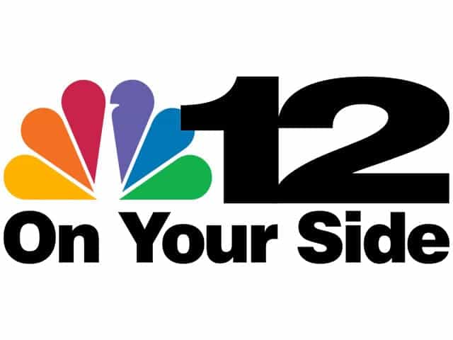 The logo of NBC12 WWBT