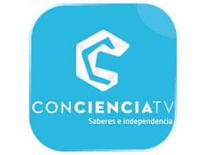 The logo of Conciencia TV